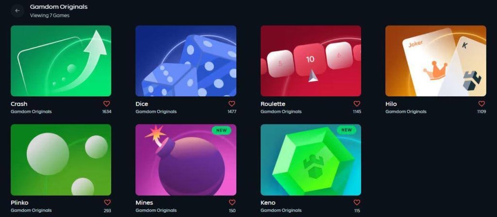 gamdom originals