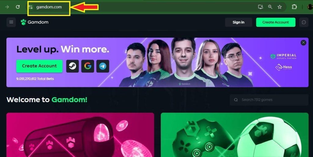 gamdom official site