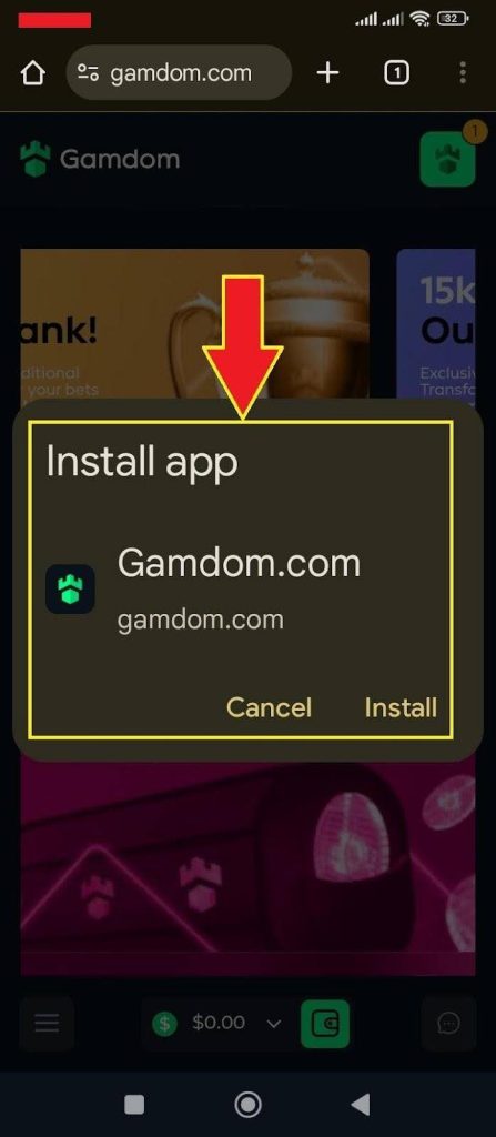 gamdom download app