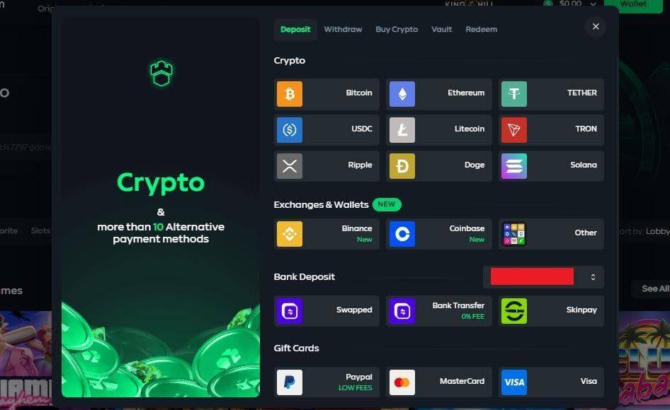 gamdom deposit