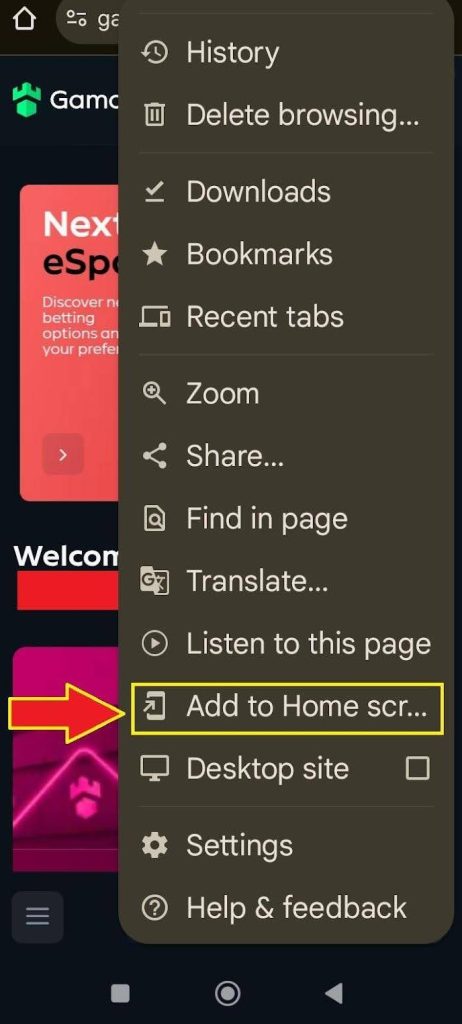 gamdom install app
